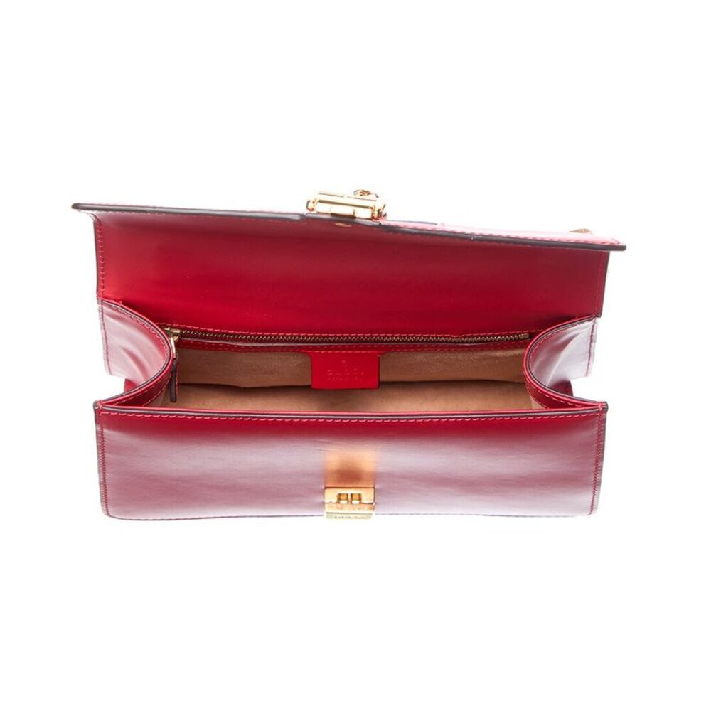 Gucci Hibiscus Calf Leather Small Sylvie Shoulder Bag (Authentic Pre-Loved) - Picture 4 of 4
